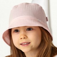 AJS organinės medvinės (muslino) skrybėlaitė mergaitei